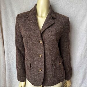 L.L. Bean Women's Dark Brown Blazer Size L
